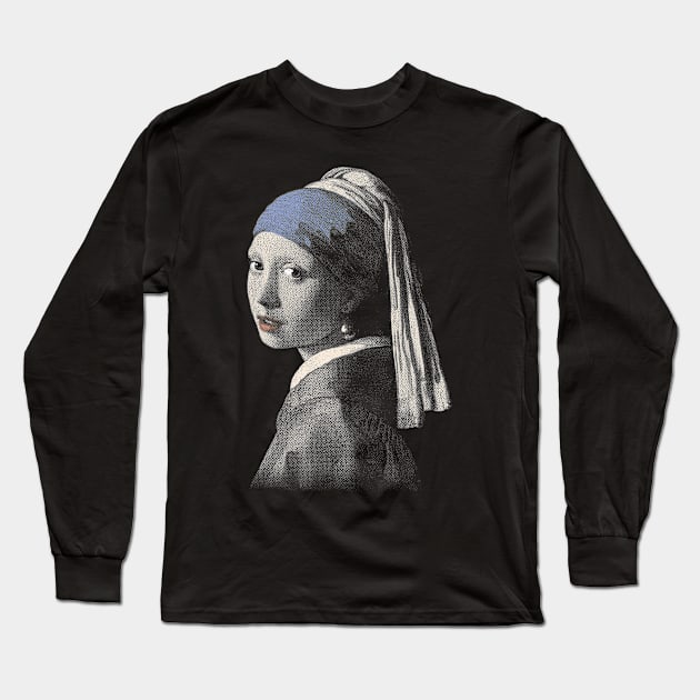 Girl with the Pearl Earring Long Sleeve T-Shirt by scotch